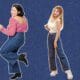 what type of jeans look good on pear shaped body