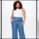 How to Wear Wide Leg Jeans Plus Size