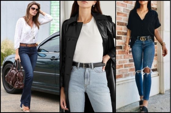 How to Wear a Belt with Jeans for Ladies