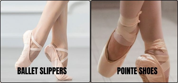 Pointe Shoes vs. Ballet Slippers