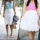 What to Wear with a Lace Skirt