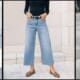 how to wear cropped flared jeans