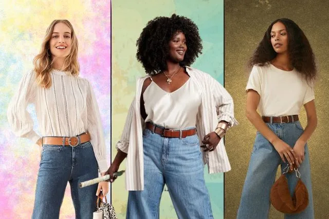 how to wear cropped wide leg jeans