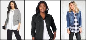 what jacket to wear with tunic top