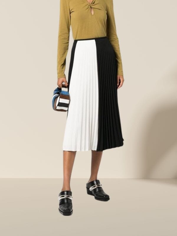 what to wear with a wrap skirt