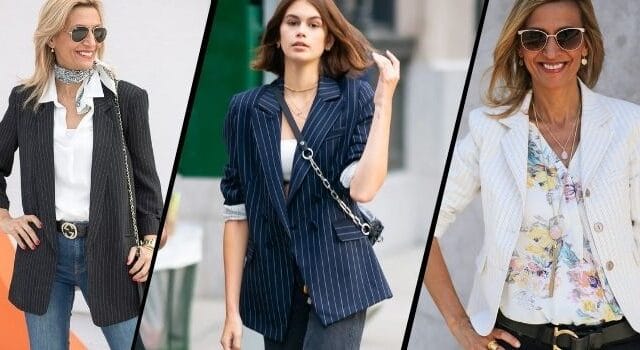 How to Wear a Striped Blazer