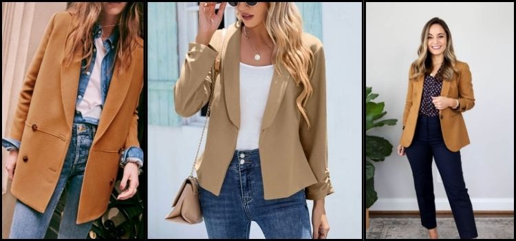 What to Wear with a Camel Blazer