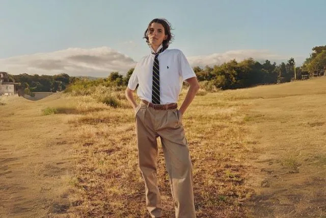 bow tie with a polo shirt