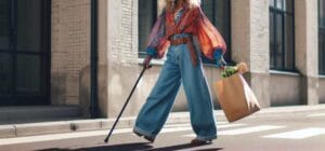 Wide Leg Jeans Over 50