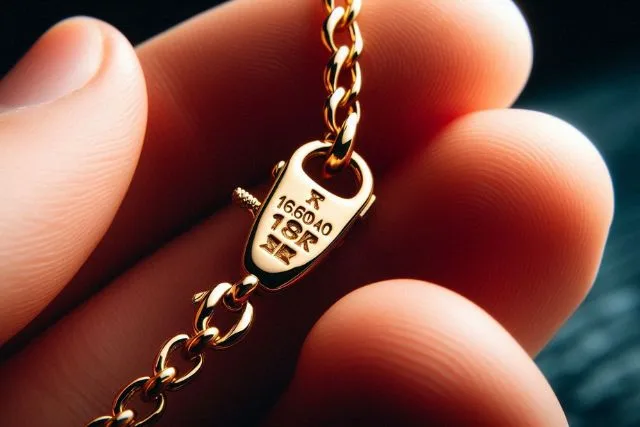 18k gold chain real or fake