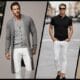 what to wear with white jeans mens