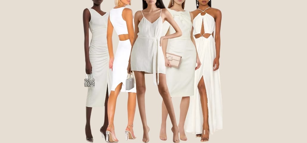 5 Shoe Colors to Wear With White Dresses