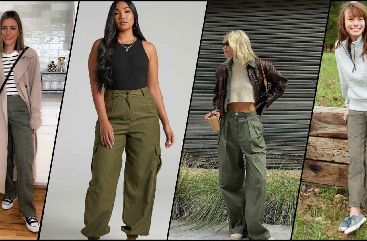 Ways to Wear with Green Cargo Pants Women's