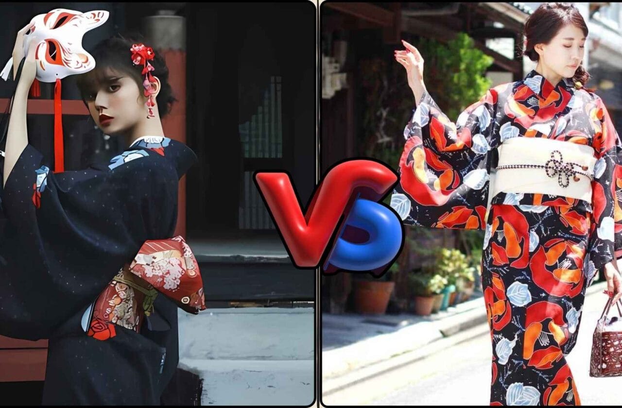 Yukata vs Kimono