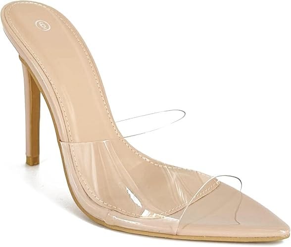Nude Heels to Wear with White Jeans