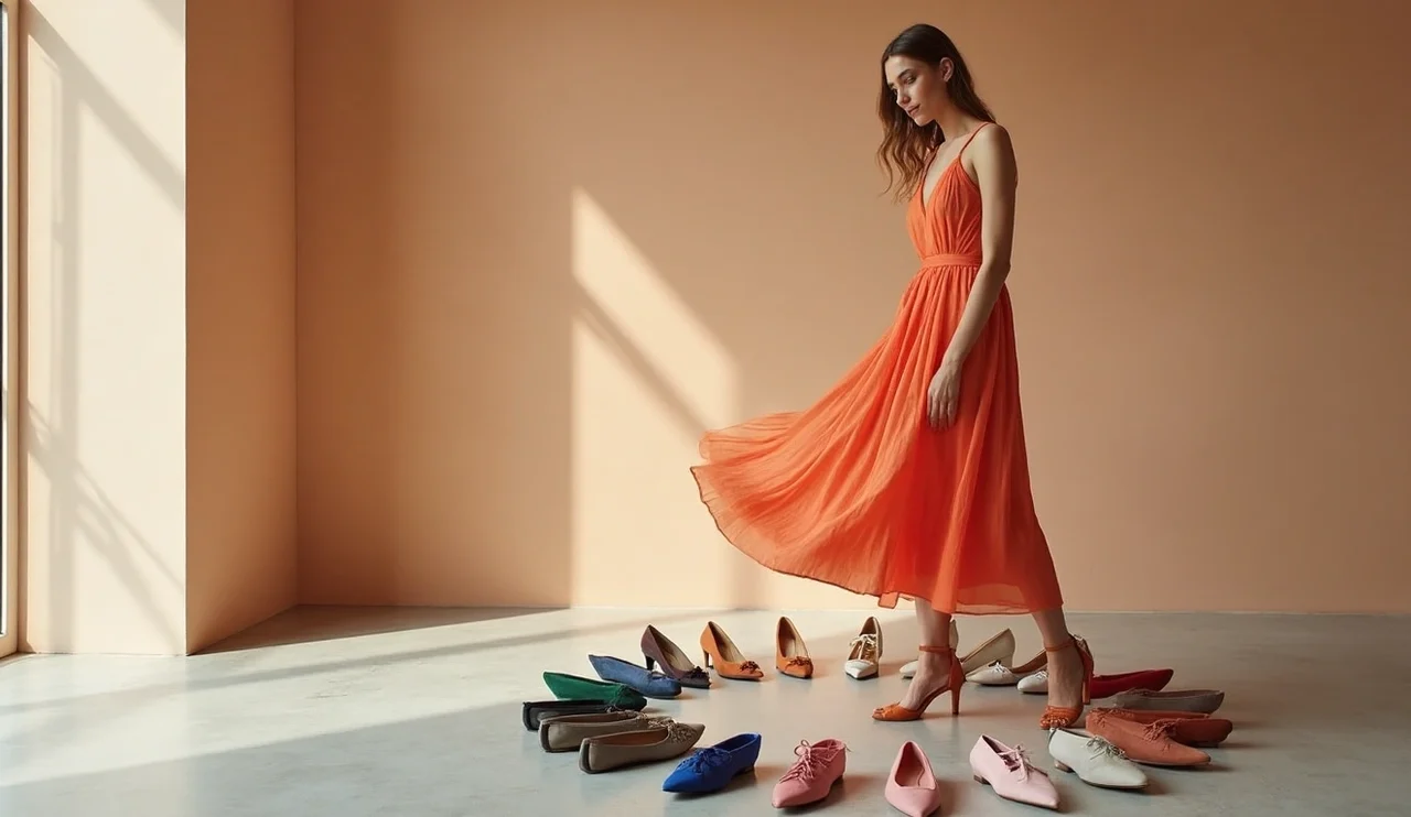 Shoe Colors That Go With Your Orange Dress