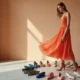 Shoe Colors That Go With Your Orange Dress