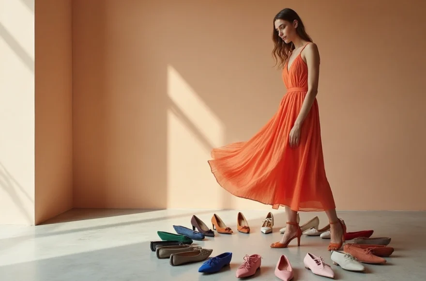 Shoe Colors That Go With Your Orange Dress