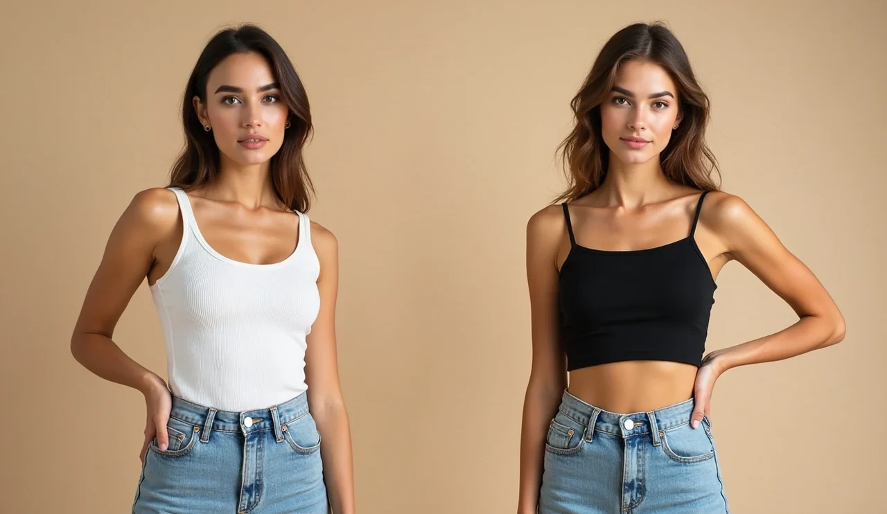 Tank Top vs Crop Top