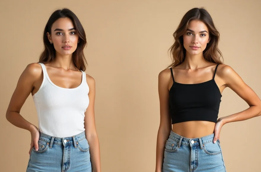 Tank Top vs Crop Top