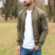 Green Bomber Jacket Outfit