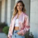How to Style a Pink Bomber Jacket: Expert Tips for Head-Turning Outfits
