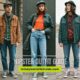 Trendy hipster outfit representing the best of men's spring fashion, highlighting bold patterns and contemporary styles.