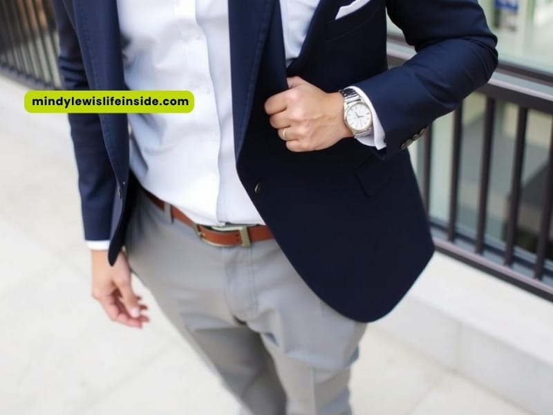 A man wearing a suit and a white shirt, looking professional and ready for a business meeting.