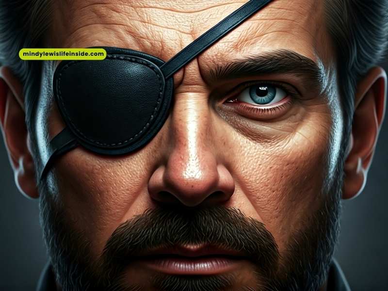 A man wearing an eye patch, known as Slick Rick, is featured prominently in this image.