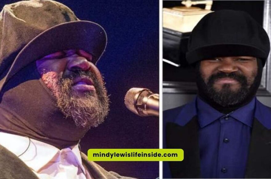 Two images of a bearded man wearing a hat, exploring the significance of Gregory Porter's headwear.