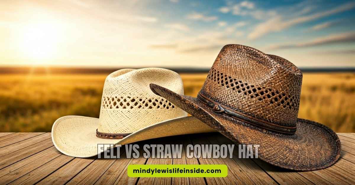 Felt vs Straw Cowboy Hat