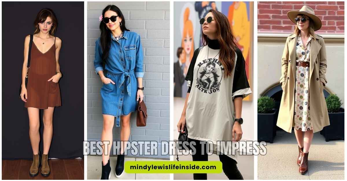 Stylish hipster dress designed to impress, featuring trendy patterns and a flattering silhouette for any occasion.